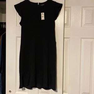 Size 4 womens black dress - zip in back
